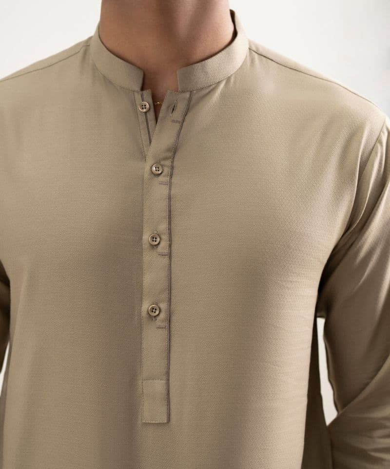 Cotton Jacquard Kurta