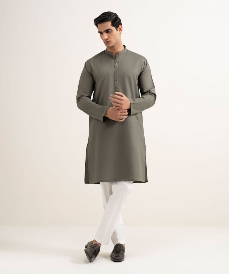 Cotton Jacquard Kurta