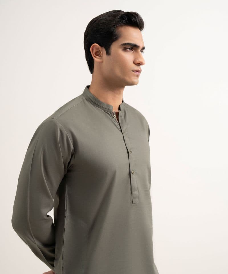 Cotton Jacquard Kurta