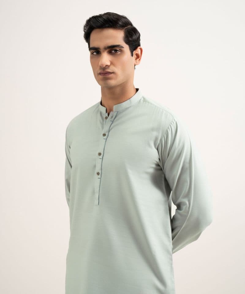 Cotton Jacquard Kurta