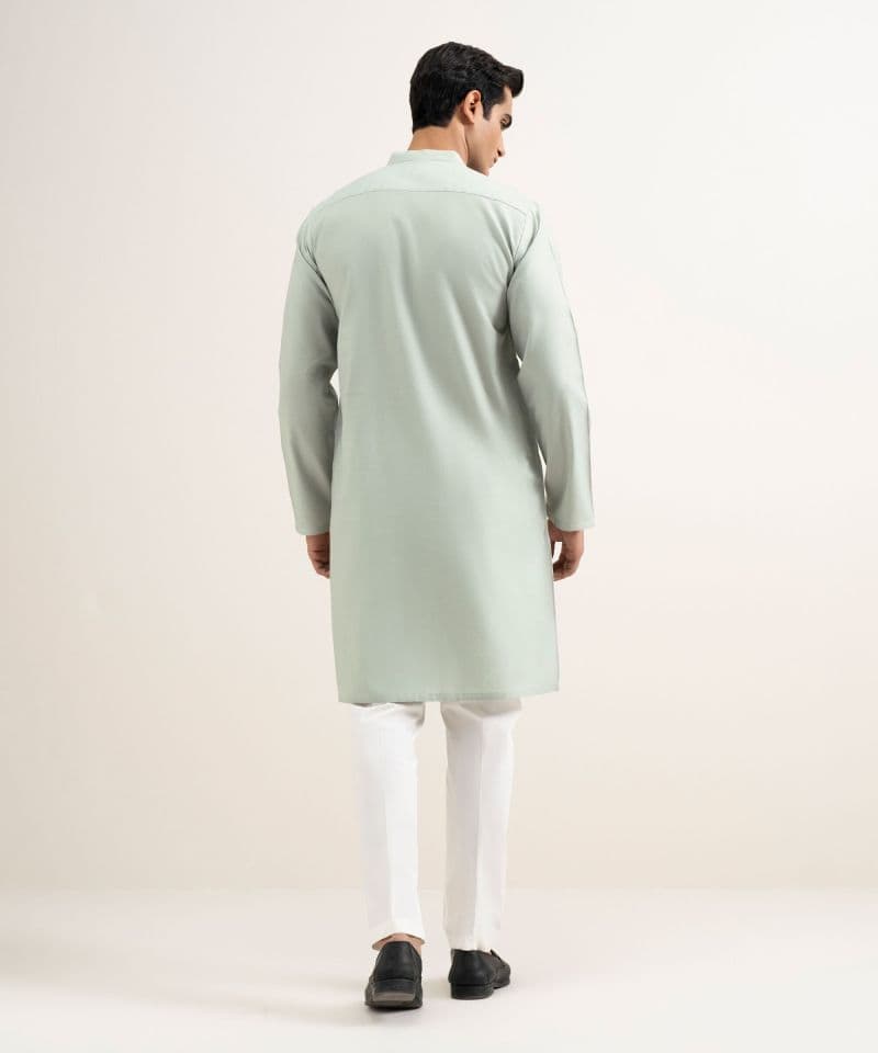 Cotton Jacquard Kurta