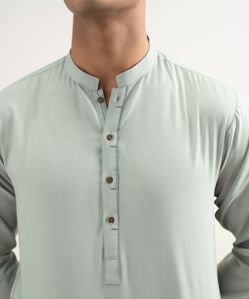 Cotton Jacquard Kurta