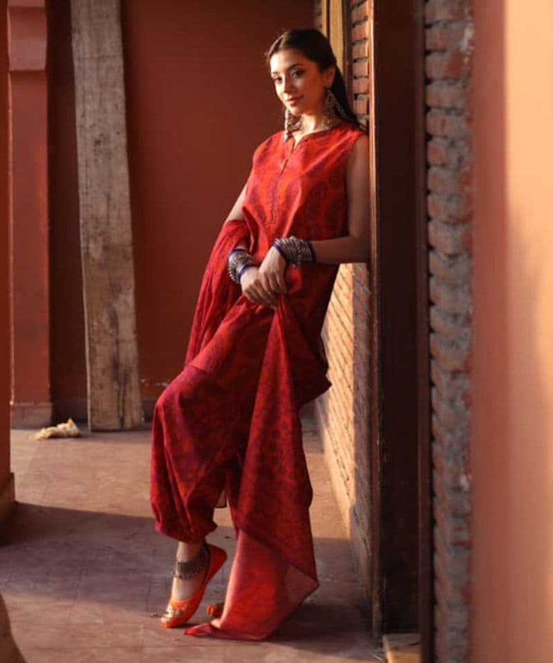 3 Piece - Printed Cotton Viscose Suit thumbnail