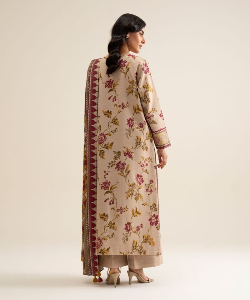3 Piece - Printed Premium Khaddar Suit thumbnail