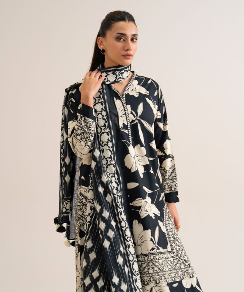 3 Piece - Printed Viscose Linen Suit thumbnail