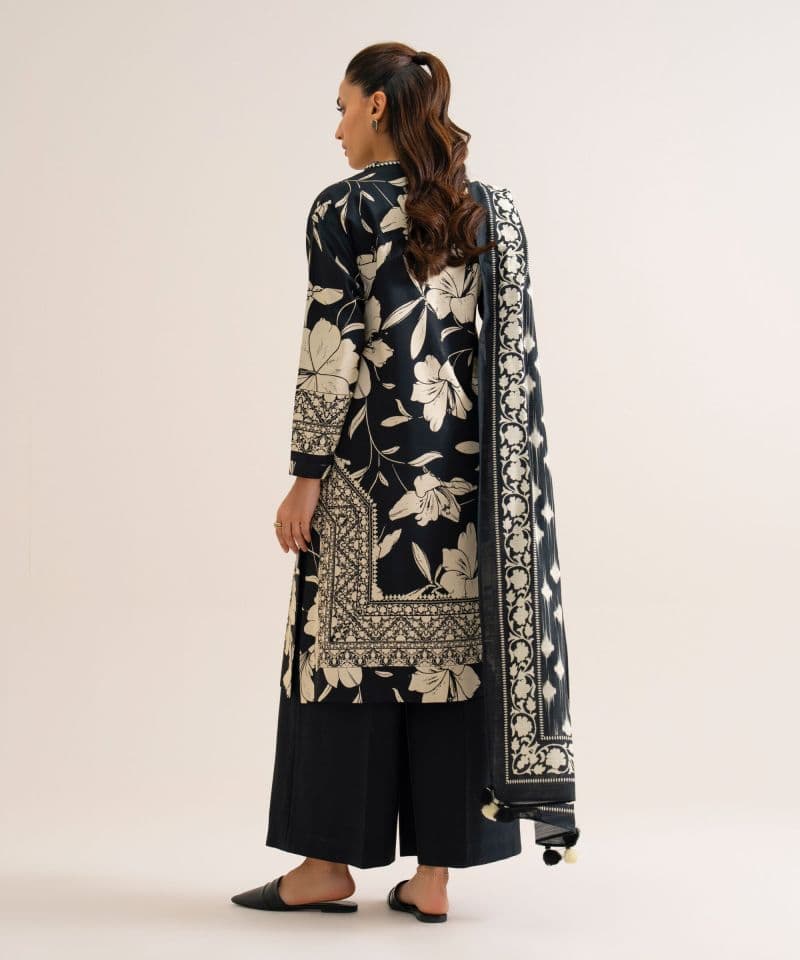 3 Piece - Printed Viscose Linen Suit thumbnail