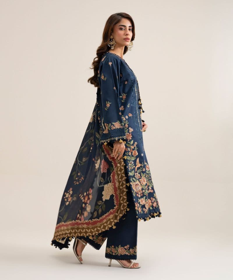 3 Piece - Embroidered Cotton Suit thumbnail