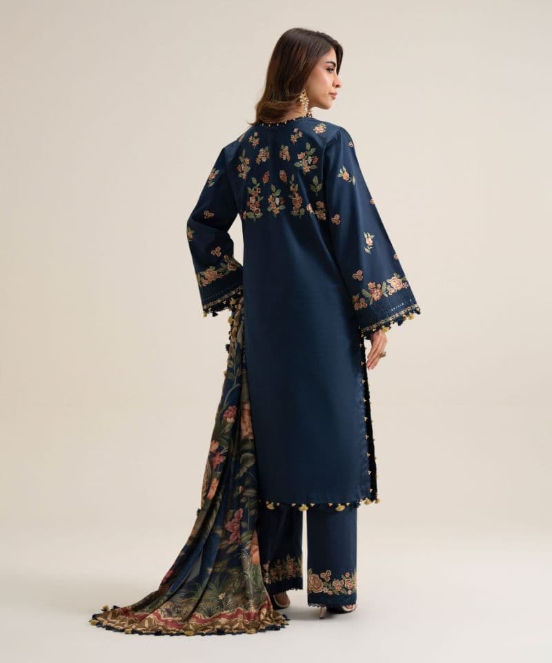 3 Piece - Embroidered Cotton Suit thumbnail
