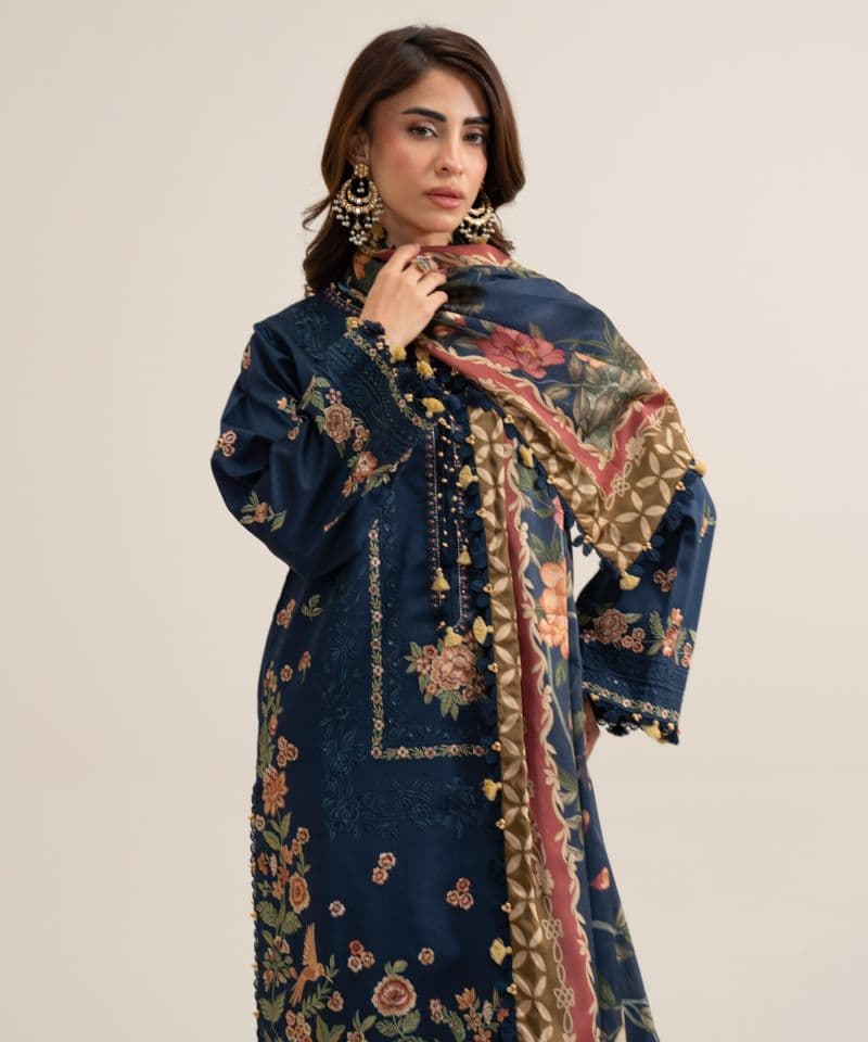 3 Piece - Embroidered Cotton Suit thumbnail
