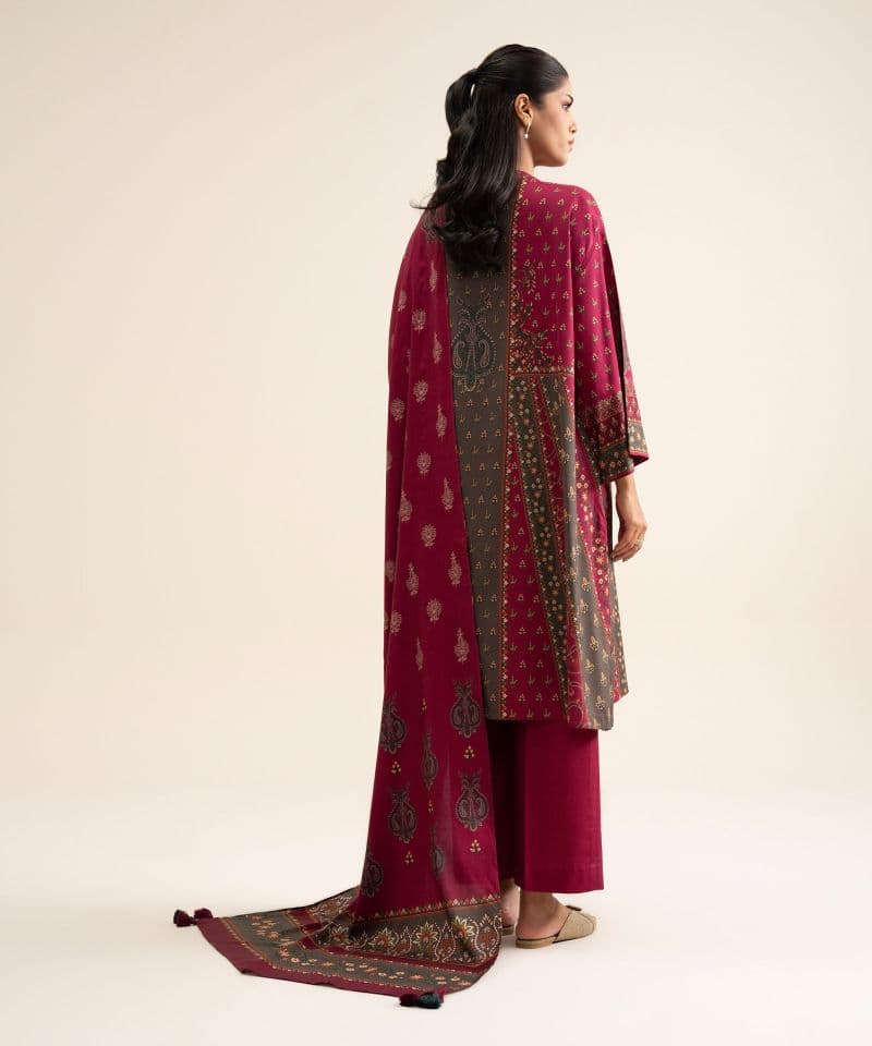 3 Piece - Printed Viscose Linen Suit thumbnail
