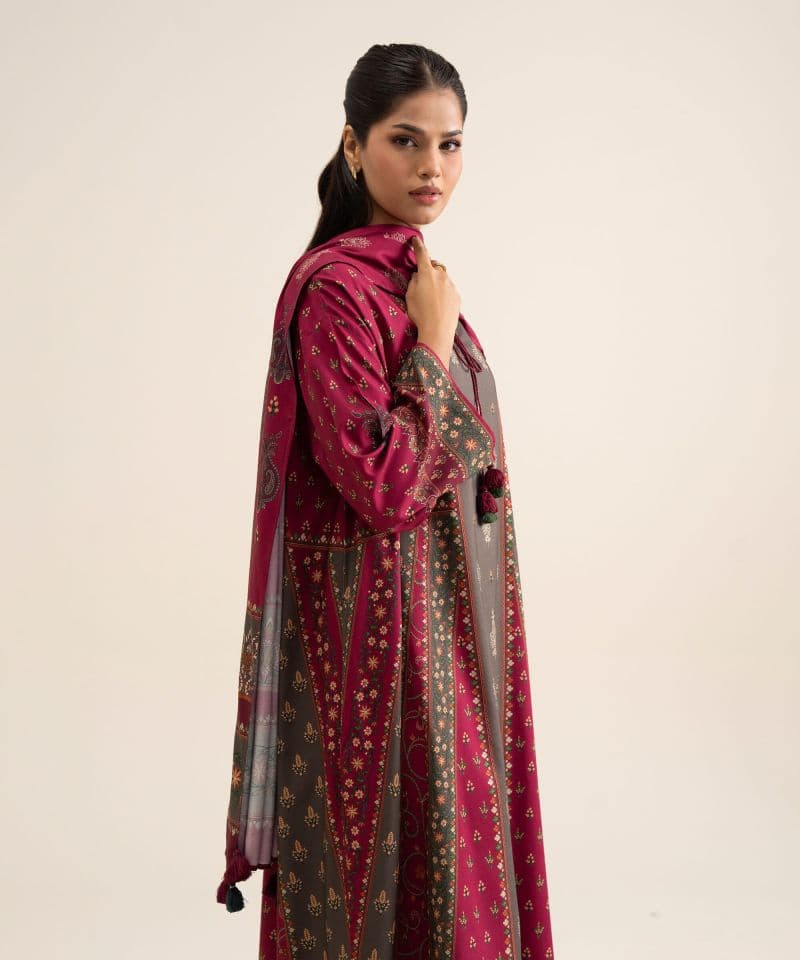 3 Piece - Printed Viscose Linen Suit thumbnail