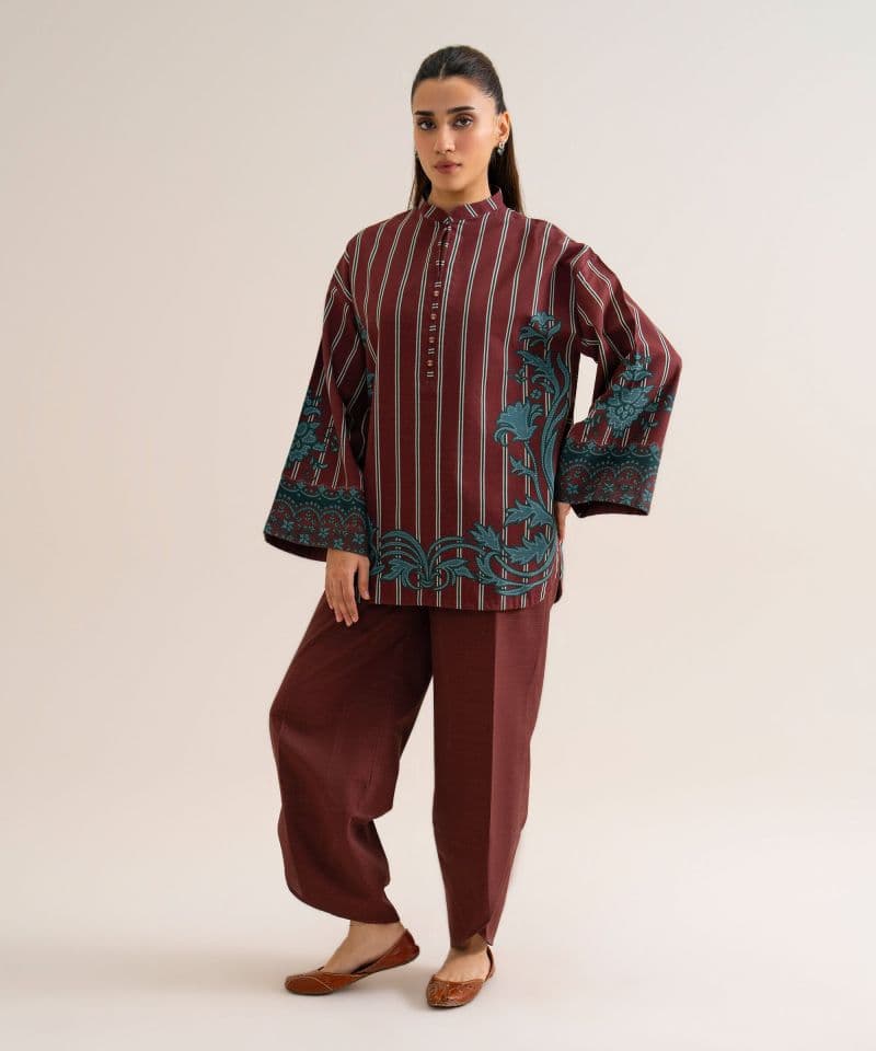 2 Piece - Printed Premium Khaddar Suit