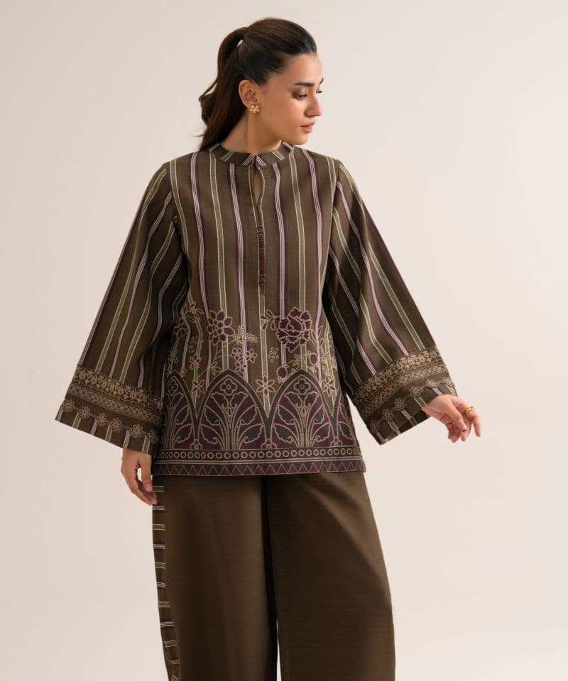 2 Piece - Printed Premium Khaddar Suit