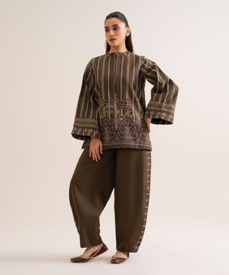 2 Piece - Printed Premium Khaddar Suit