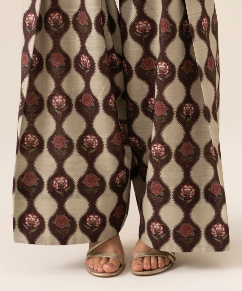 2 Piece - Embroidered Light Khaddar Suit