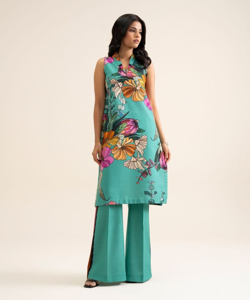 2 Piece - Printed Premium Khaddar Suit