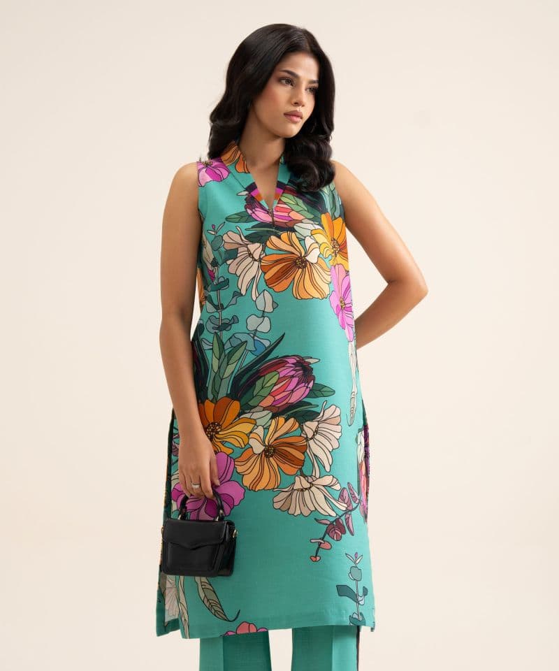 2 Piece - Printed Premium Khaddar Suit