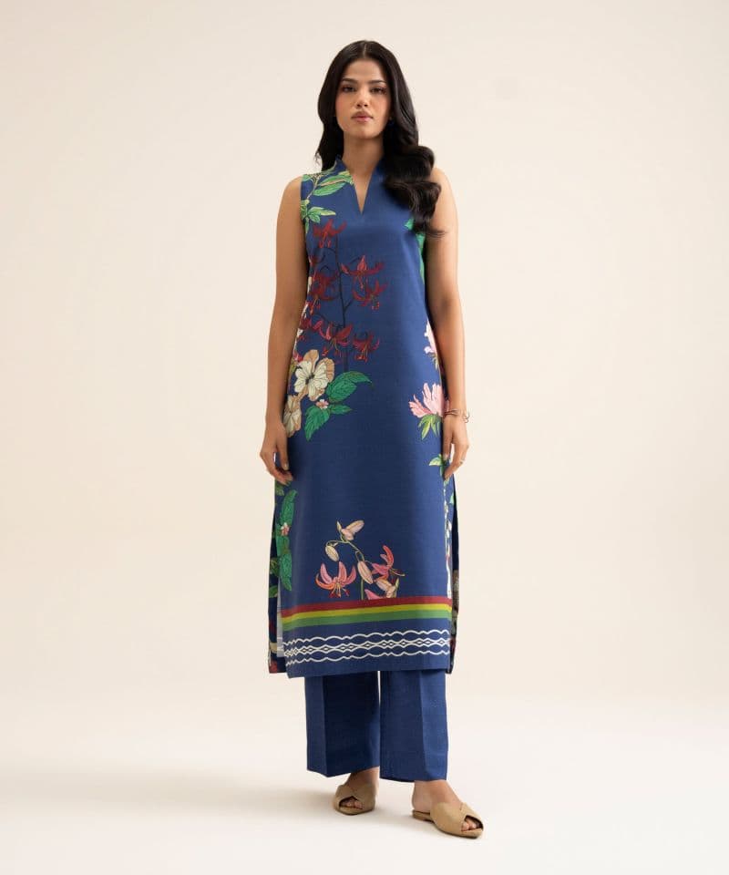 2 Piece - Printed Premium Khaddar Suit
