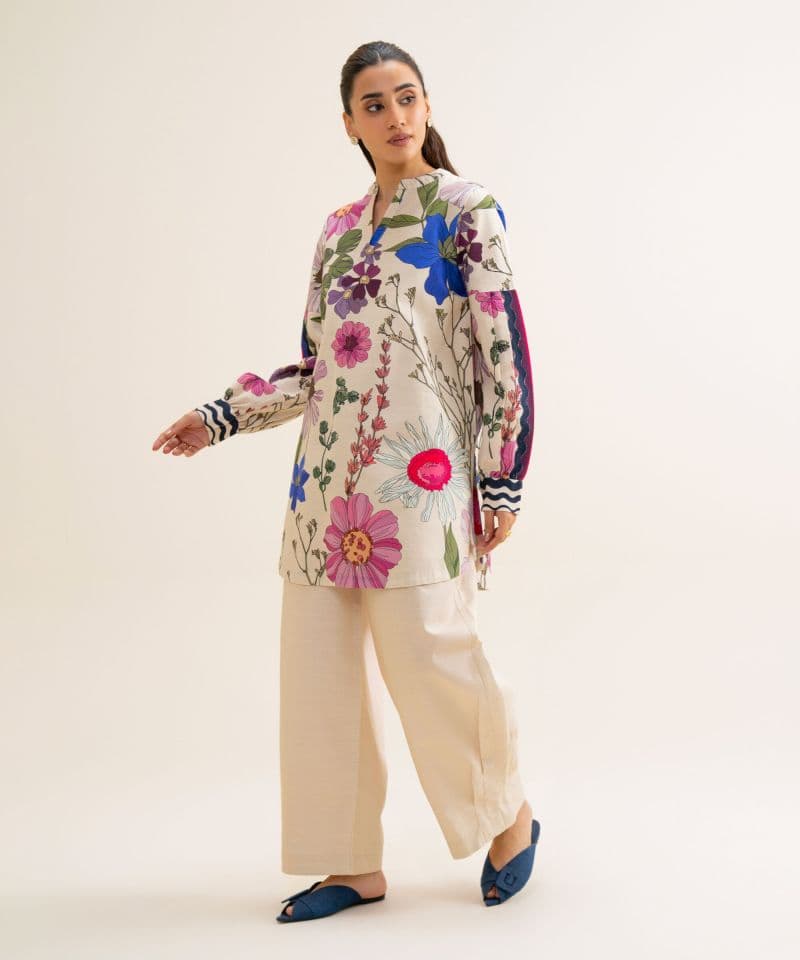 2 Piece - Printed Light Khaddar Suit