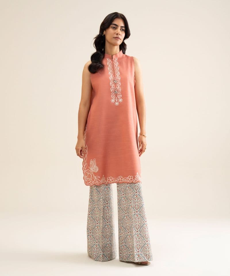2 Piece - Embroidered Light Khaddar Suit thumbnail