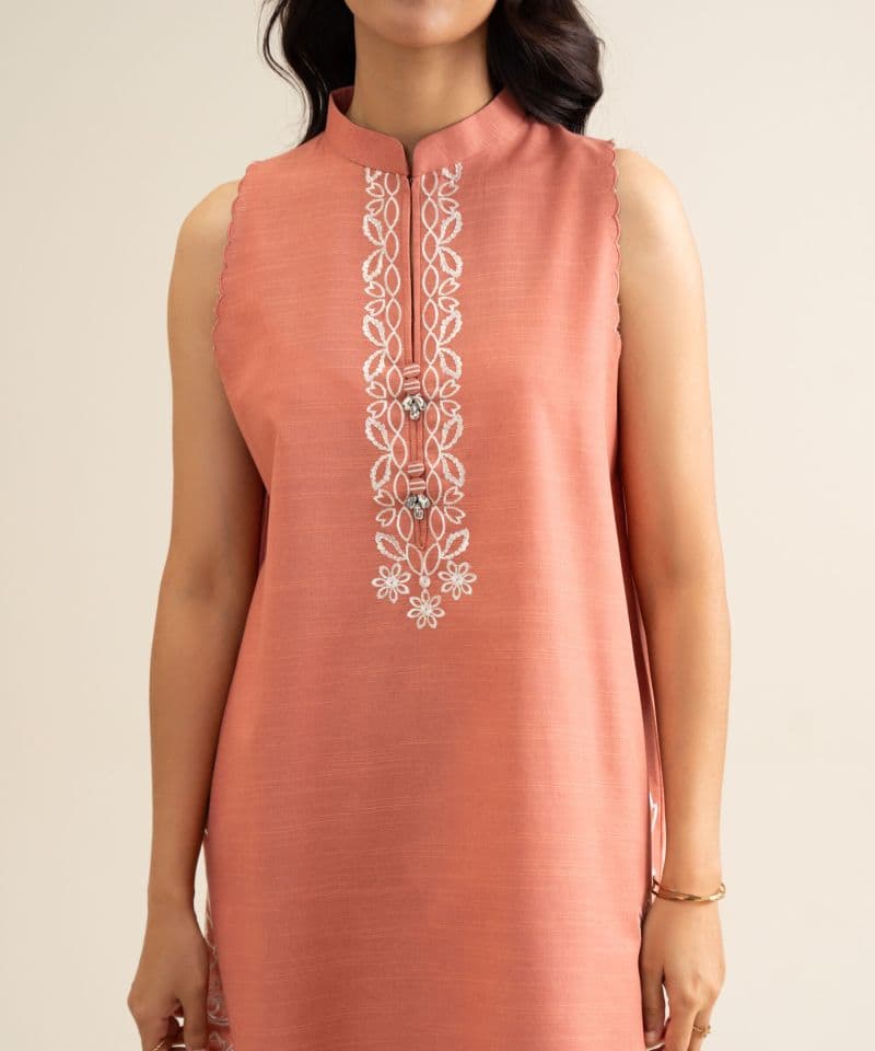 2 Piece - Embroidered Light Khaddar Suit thumbnail