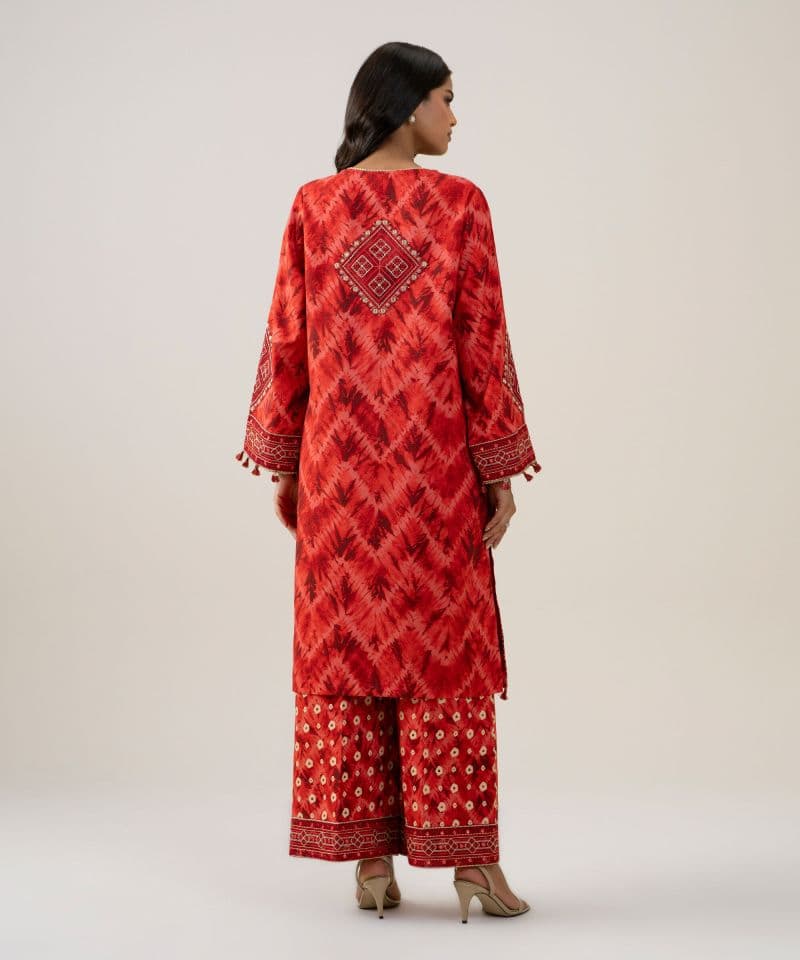 2 Piece - Embroidered Linen Suit thumbnail