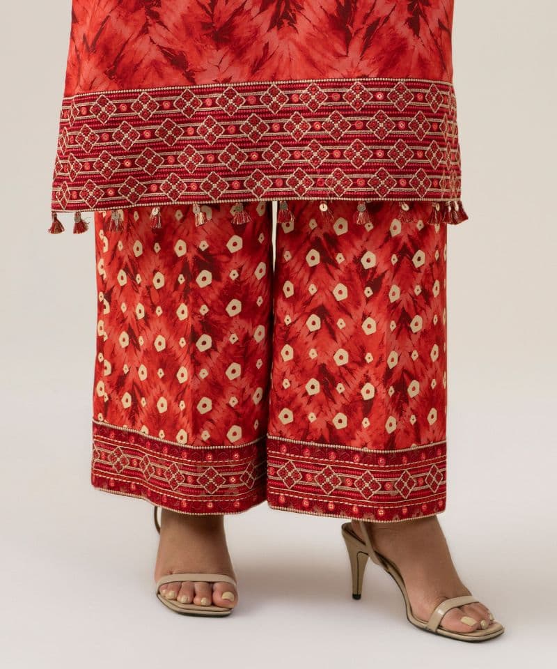 2 Piece - Embroidered Linen Suit thumbnail