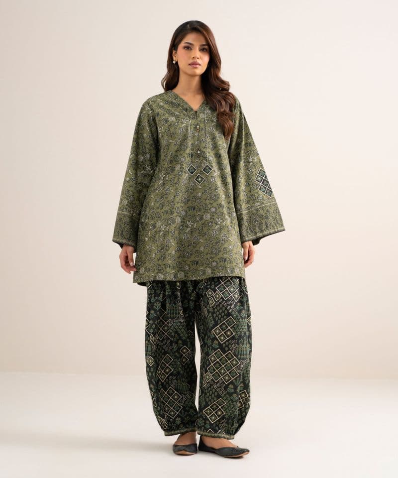 2 Piece - Printed Cotton Suit thumbnail