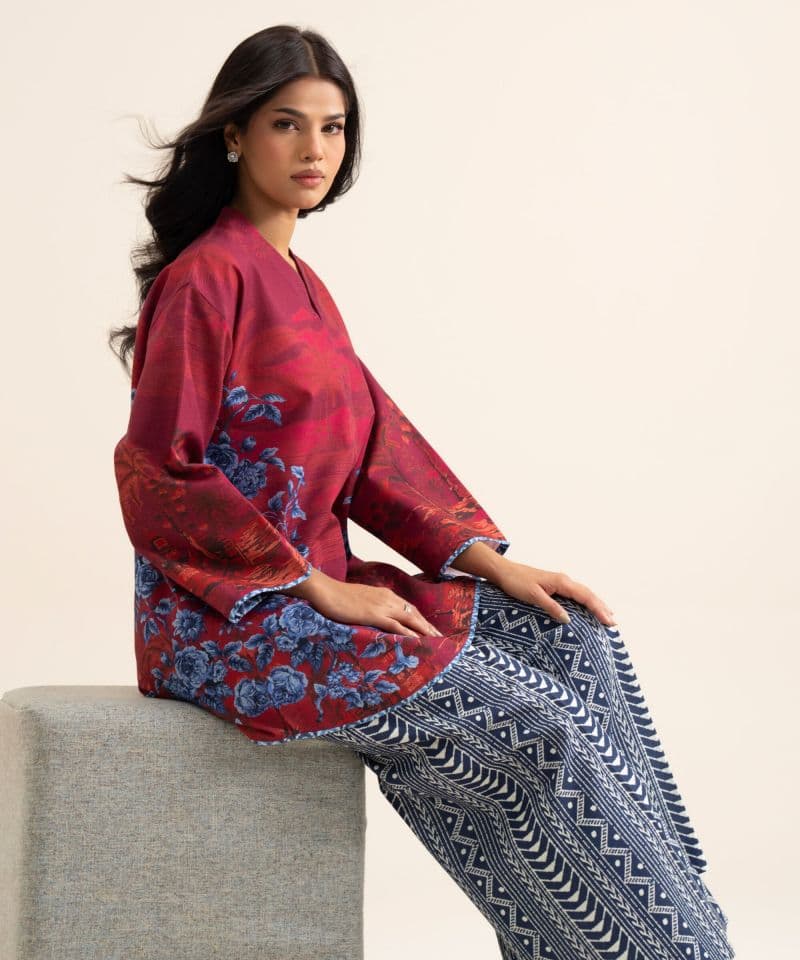Printed Premium Khaddar Shirt thumbnail