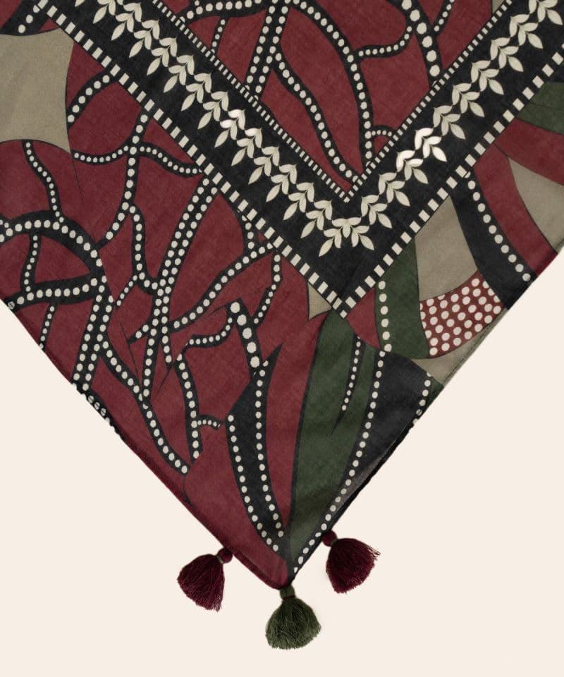 Printed Premium Khaddar Dupatta thumbnail