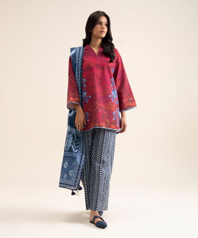 Printed Premium Khaddar Dupatta