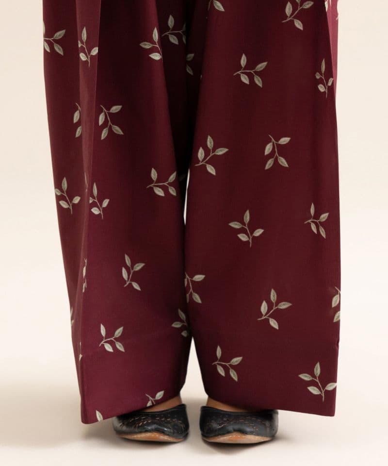 Printed Premium Khaddar Trousers