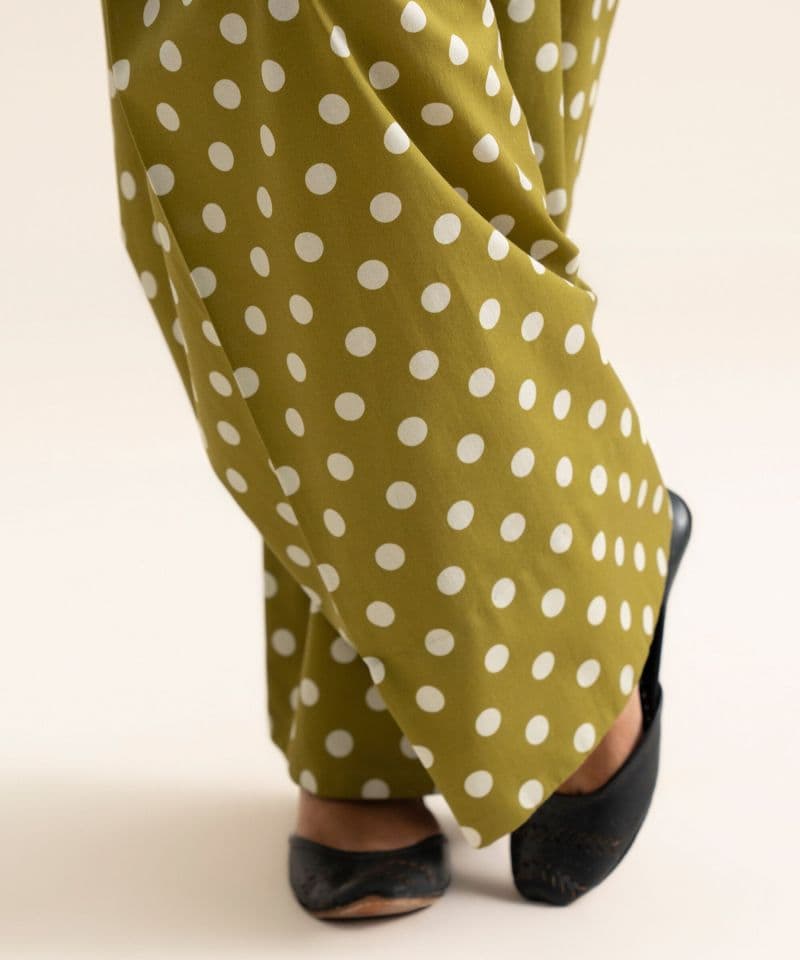 Printed Cotton Trousers