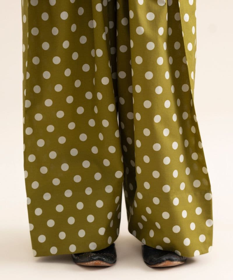 Printed Cotton Trousers