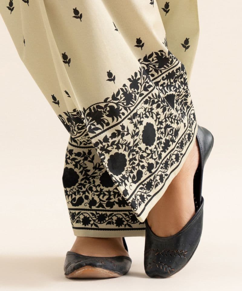 Printed Premium Khaddar Trousers