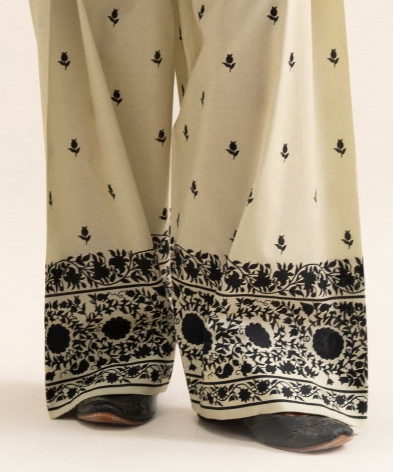 Printed Premium Khaddar Trousers