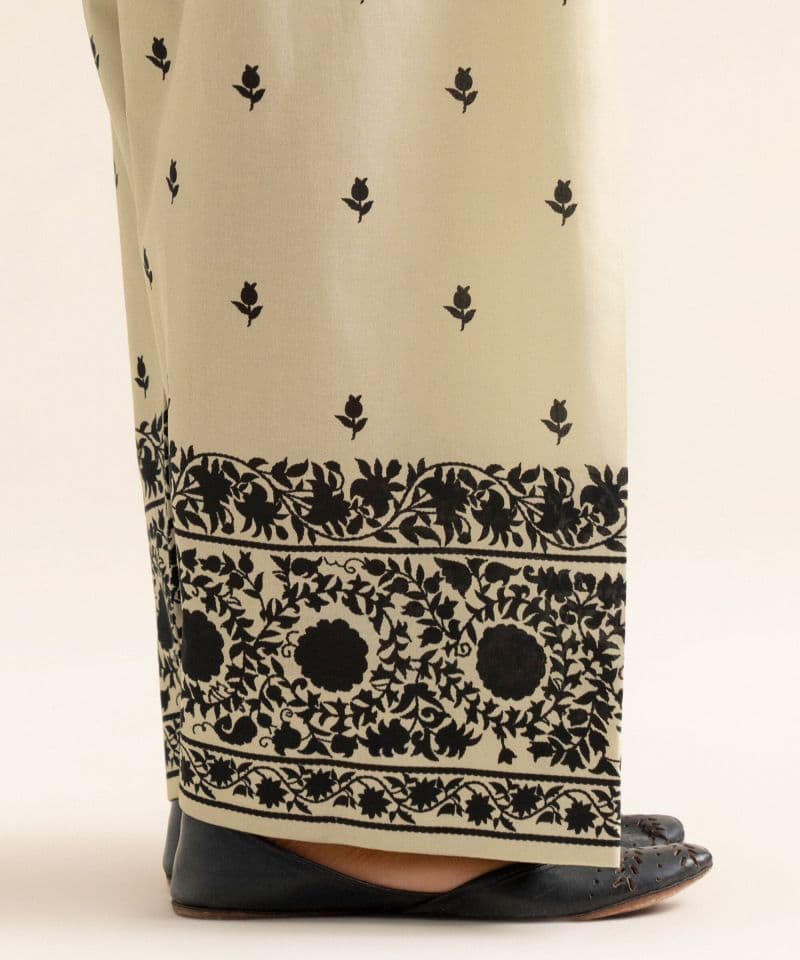Printed Premium Khaddar Trousers