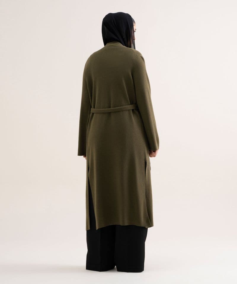Sweater-Knit Abaya Set thumbnail