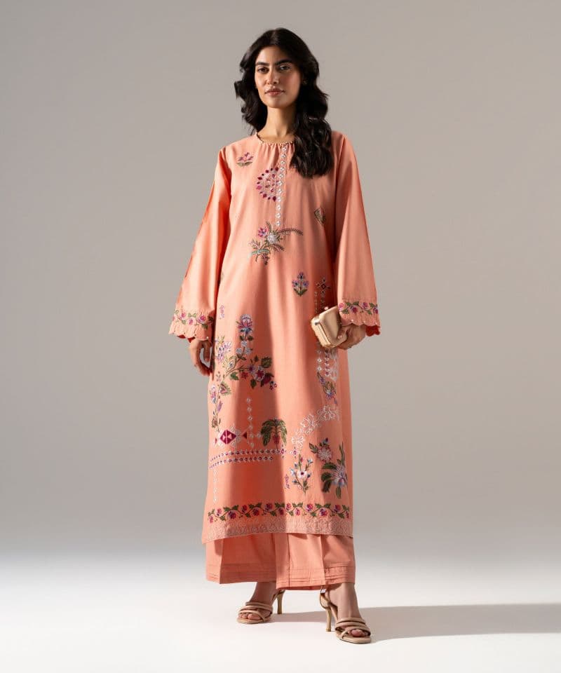 Embroidered Cotton Viscose Shirt
