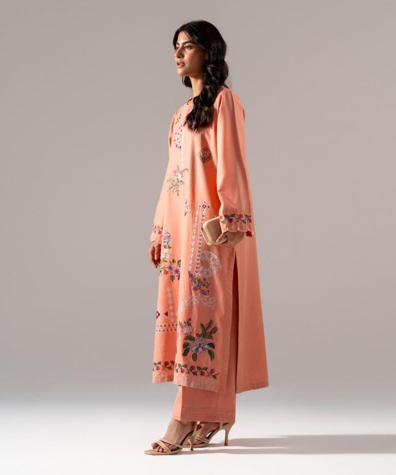 Embroidered Cotton Viscose Shirt