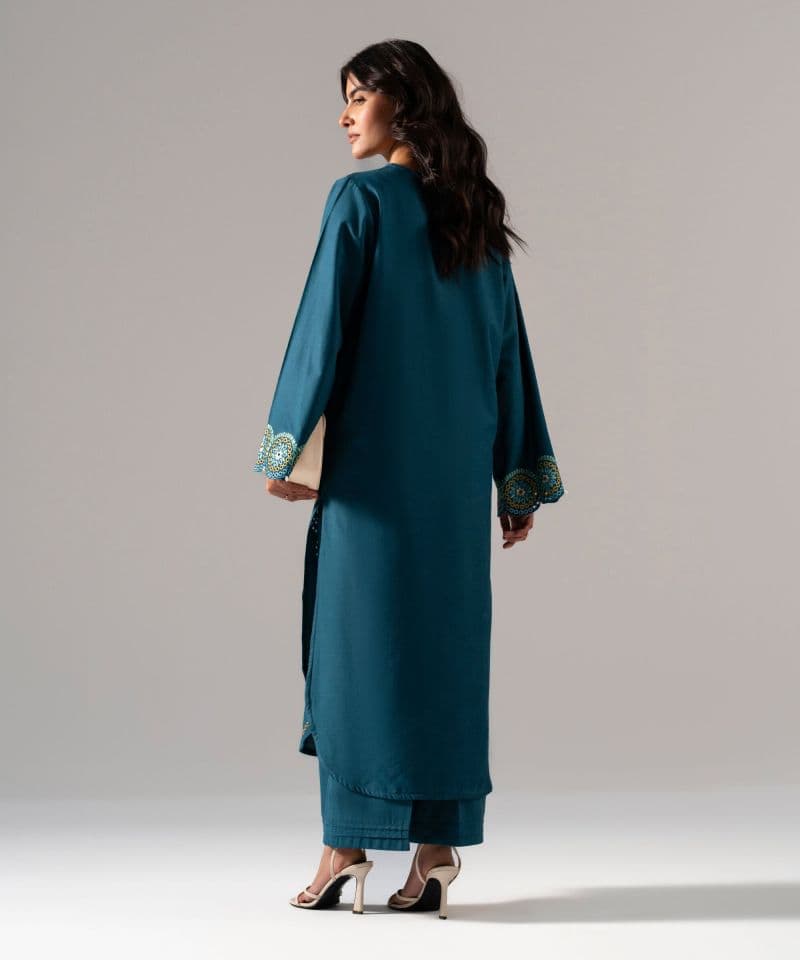 Embroidered Cotton Viscose Shirt