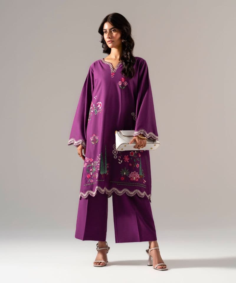 Embroidered Cotton Viscose Shirt