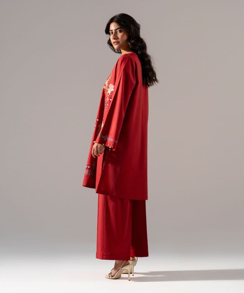 Embroidered Cotton Viscose Shirt