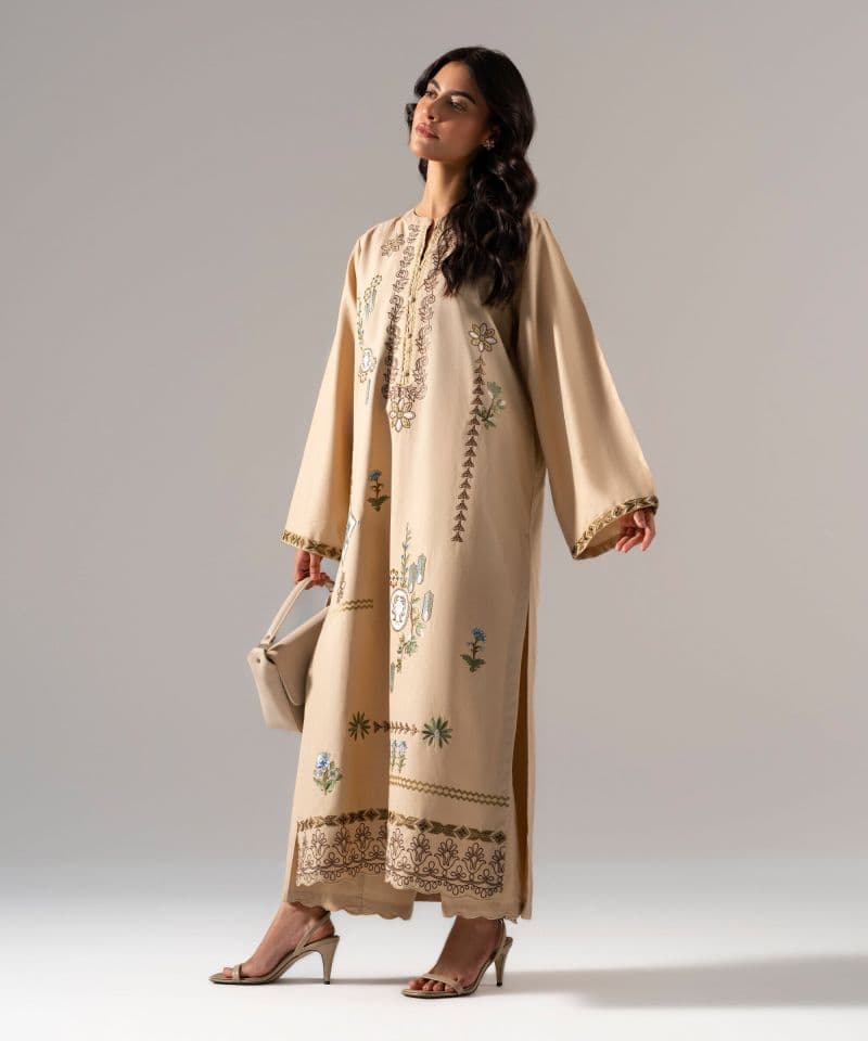 Embroidered Cotton Viscose Shirt