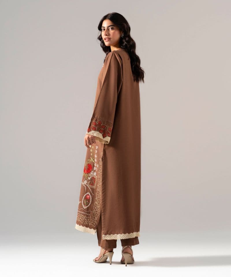 Embroidered Cotton Viscose Shirt