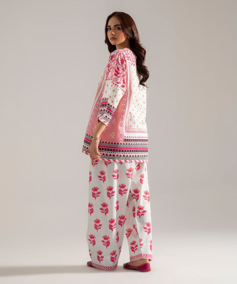 Printed Khaddar Shirt
