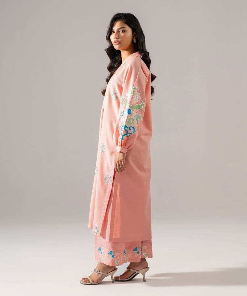 2 Piece - Embroidered Cotton Suit thumbnail