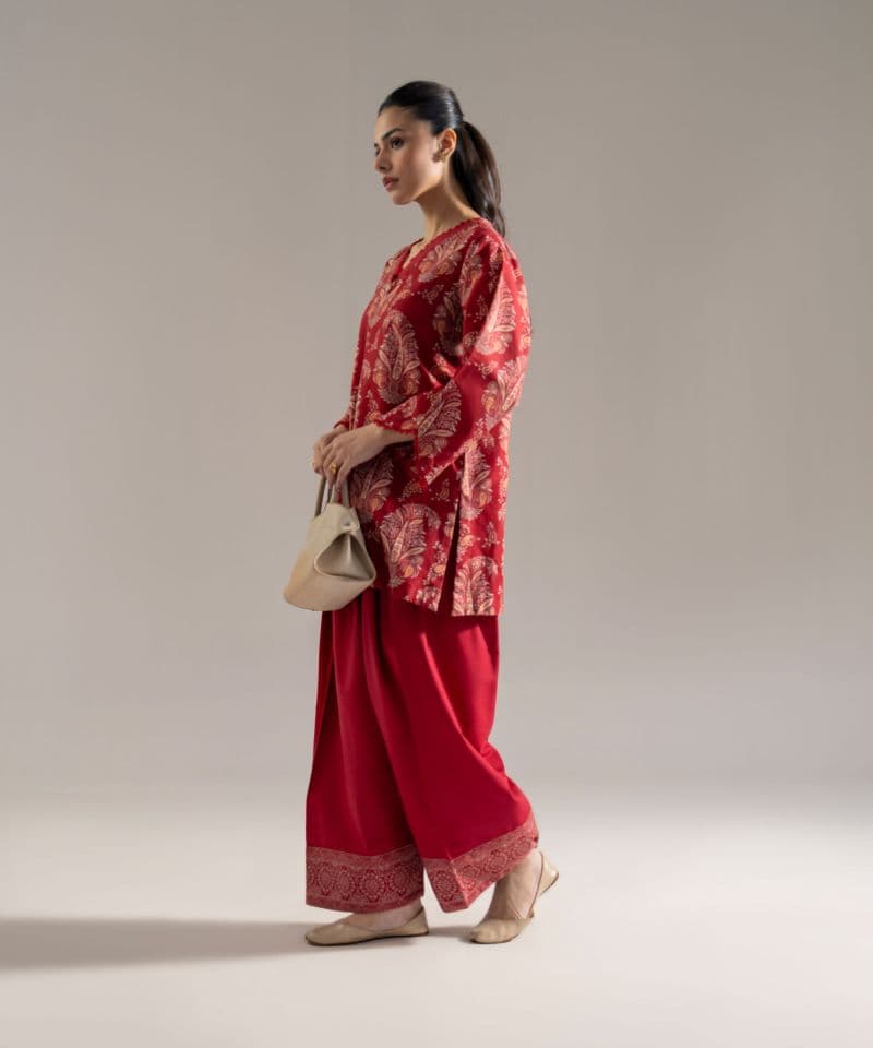 2 Piece - Printed Khaddar Suit thumbnail