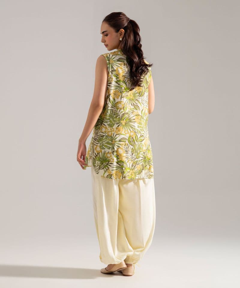 2 Piece - Printed Viscose Linen Set thumbnail