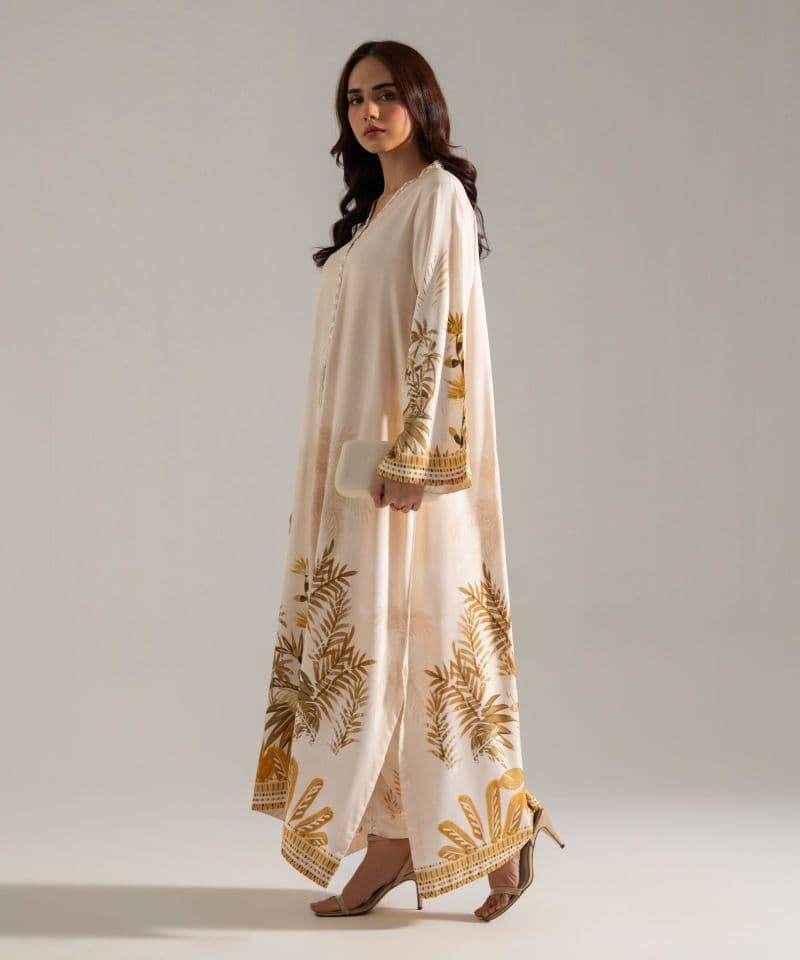 2 Piece - Printed Viscose Linen Suit